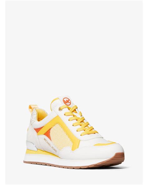 Michael Kors yellow sneakers